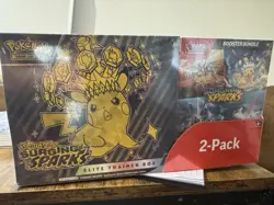 Pokemon Surging Sparks ETB & Booster Bundle Costco 2-pack. Factory Sealed - Image 1