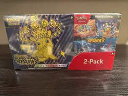 Pokemon Surging Sparks ETB & Booster Bundle Costco 2-Pack. Factory Sealed - Image 1