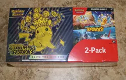 Pokemon Surging Sparks ETB & Booster Bundle Costco 2-pack. Factory Sealed - Image 1