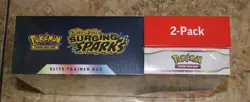 Pokemon Surging Sparks ETB & Booster Bundle Costco 2-pack. Factory Sealed - Image 3