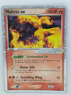 Moltres ex 031 Black Star Promos Collector's Tin Holo Ultra Rare Pokemon TCG HP - Image 1