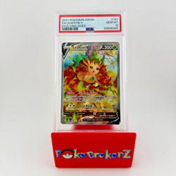 2021 Pokemon Sword & Shield Evolving Skies Leafeon V Fa #167 PSA 10 GEM MINT - Image 1