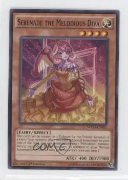 Serenade the Melodious Diva 1st Ed. YuGiOh The New Challangers #NECH-EN005 - Image 1