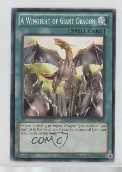 A Wingbeat of Giant Dragon Unlimited YuGiOh Saga Blue Eyes White Structure Deck - Image 1