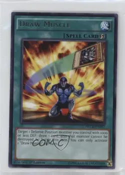 Draw Muscle 1st Ed. YuGiOh The New Challangers #NECH-EN057 - Image 1