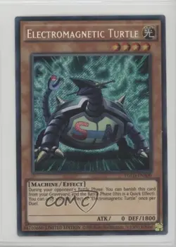 Electromagnetic Turtle Unlimited YuGiOh Yugi's Legendary Decks - Collector's Set - Image 1