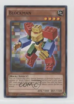 Blockman 1st Ed. YuGiOh Yugi's Legendary Decks - Collector's Set #YGLD-ENC21 - Image 1