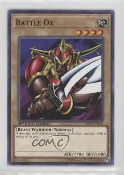 Battle Ox YuGiOh Speed Duel: Demo Deck 2020 #DEM6-EN004 - Image 1