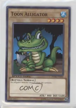 Toon Alligator YuGiOh Speed Duel: Demo Deck 2020 #DEM6-EN006 - Image 1