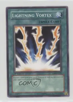 Lightning Vortex 1st Ed. YuGiOh Lord of the Storm Structure Deck #SD8-EN026 2006 - Image 1