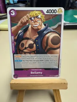One Piece Card Game: Bellamy Character Card- OP10-077 C Royal Blood Release - Image 1