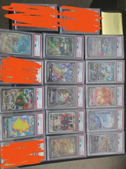 13x Pokemon Card Graded Lot Psa 10s - Image 1