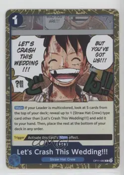 2025 One Piece Card Game: A Fist of Divine Speed OP11 Monkey D Luffy #OP11-060 - Image 1