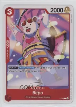 2022 One Piece Card Game: Promos English Bepo (Tournament Pack Vol7) #P-019 - Image 1