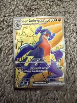 Pokemon TCG Cynthia's Garchomp 204 Black Star Promo SVP Pokemon Card - Image 1