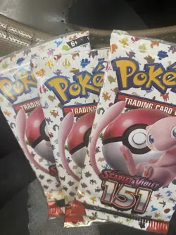 Pokemon Cards Scarlet Violet 151 and Eevee Promo Card - Image 1