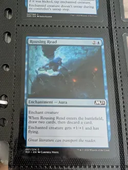 1x Rousing Read - NM English MTG - Magic 2021 (G) - Image 1