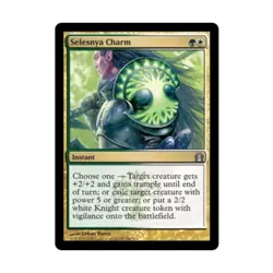WOTC MtG Return to Ravnica Selesnya Charm (U) (Foil) NM - Image 1
