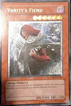 Yugioh! LP Vanity's Fiend - CDIP-EN017 - Ultimate Rare - Unlimited Edition Light - Image 1