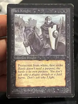mtg beta black knight - Image 1