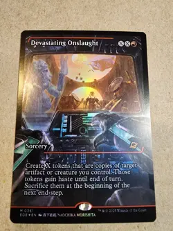 Devastating Onslaught - #361 Foil (Showcase) - Edge of Eternities - Mtg - Image 1