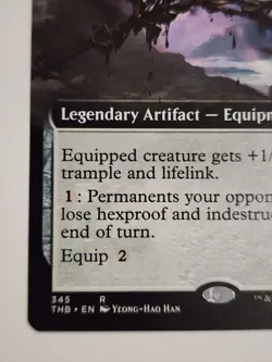 MTG Shadowspear (NM/Mint Extended Art) Theros Beyond Death 345 Regular - Image 5