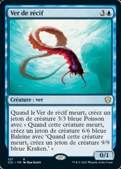 Ver de recif Reef Worm MTG Magic VF - Image 1