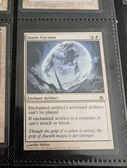 Stasis Cocoon - Fifth Dawn - Magic the Gathering MTG Nice! (G) - Image 1