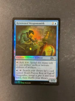 Renowned Weaponsmith - Foil - M20 - Core Set 2020 - Magic the Gathering - MTG - Image 1