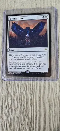 Dawn's Truce Bloomburrow 009 Regular Card, 2nd Edition MTG Magic the Gathering - Image 1