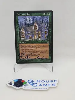 An-Havva Inn SIGNED BLUE VINTAGE FULL NAME Brian Snoddy Homelands MTG *CCGHouse* - Image 1