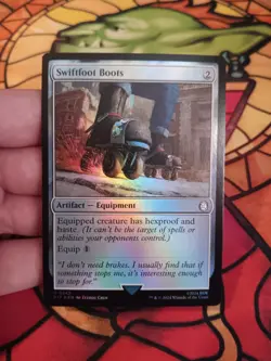 Swiftfoot Boots Universes Beyond: Fallout Foil MTG MINT - Image 1