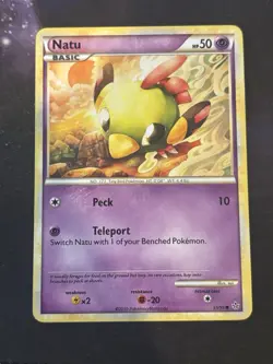 Natu - 55/95 - Common LP, English Pokemon Unleashed - Image 1