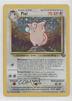 Clefable Holo German Pokemon Jungle #1 1999 - Image 1