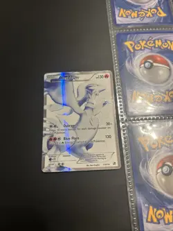 Reshiram Full Art Holo 113/114, Black & White 2011 - Ultra Rare Pokemon Card, LP - Image 1