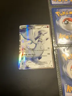 Reshiram Full Art Holo 113/114, Black & White 2011 - Ultra Rare Pokemon Card, LP - Image 2