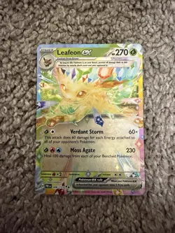 Pokemon TCG Leafeon EX Double Rare Holo Card Sv: Prismatic Evolutions 006/131 - Image 1