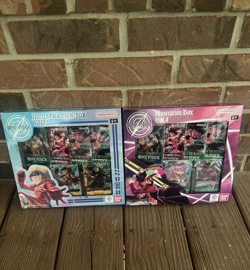 Bandai One Piece Trading Card Game: Illustration Box Volume 3 + 4 BUNDLE-IN HAND - Image 1