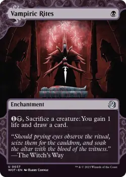 Vampiric Rites - Near Mint MTG Wilds of Eldraine: Enchanting Tales - Image 1
