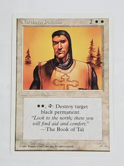 MTG Northern Paladin (4th Edition/White/R) - BGM - Image 1