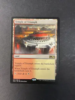 Temple of Triumph - M20 - Core Set 2020 - Magic the Gathering - MTG - Image 1