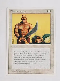 MTG Eye For An Eye (4th Edition/White/R) - BGM - Image 1