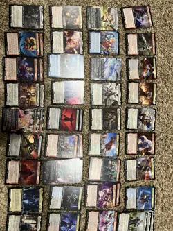 90+ MTG Final Fantasy Borderless Regular Rares. Sephiroth, Cid, Lighting + More - Image 1