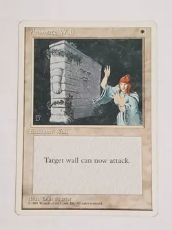 MTG Animate Wall (4th Edition/White/R) - BGM - Image 1