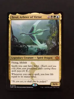 MTG - TEVAL, ARBITER OF VIRTUE - Tarkir Dragonstorm - Image 1