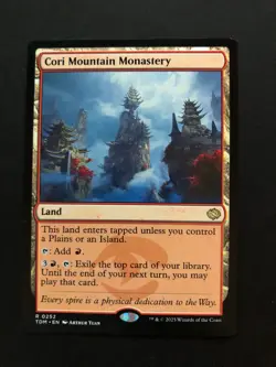 MTG magic 1x Cori Mountain Monastery Tarkir Dragonstorm - Image 1