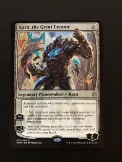 MTG | Karn, the Great Creator [War of the Spark] Promo - Image 1