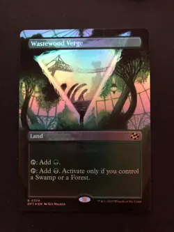 MTG Wastewood Verge (Borderless Foil)-Aetherdrift - Image 1