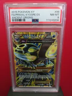 Primal Kyogre EX (Shiny Full Art) 96/98 XY-Ancient Origins Holo - Image 4
