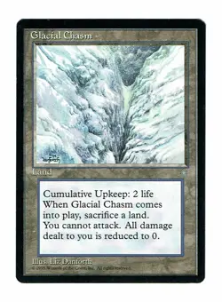 MTG (NM) Glacial Chasm Ice Age Magic the Gathering WOTC - Image 1